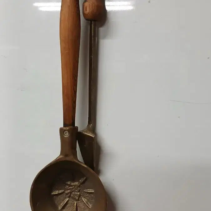 [BUNJANG] Brass Branding Iron &amp; Iron / 동인두&amp;다리미(민속품)