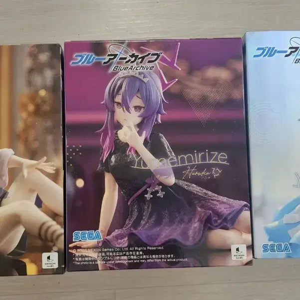 [BUNJANG] Blue Archive Yumemiri Rise 3종 Set Figure (Sealed) / 블루아카이브 3종 피규어