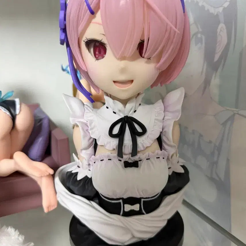 [BUNJANG] Re:Zero Ram Nekomimi Bust Figure Last One Prize / 리제로 람 흉상 라스트원 네코미미