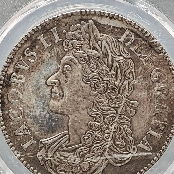 [BUNJANG] Louis XIV Portrait Commemorative Graded Coin Antique Collectible Currency / 루이 14세 초상 기념 그레이딩 주화 골동품 고미술품 수집품 화폐수집