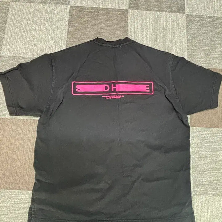 [BUNJANG] Solid Homme Black Short Sleeve T-Shirt / 솔리드옴므 블랙 반팔 티셔츠 46