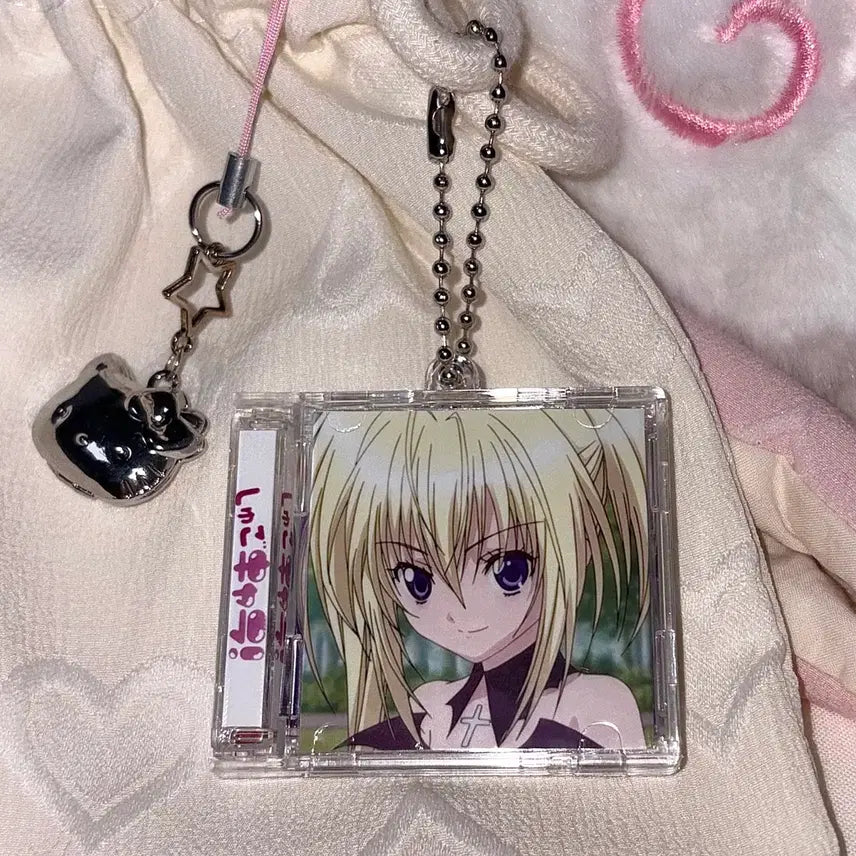 [BUNJANG] Shugo Chara! Hoshina Utau Double-Sided NFC Acrylic CD Keychain / [캐릭캐릭 체인지] NFC 변신 호시나 우타우 양면 아크릴 CD 키링