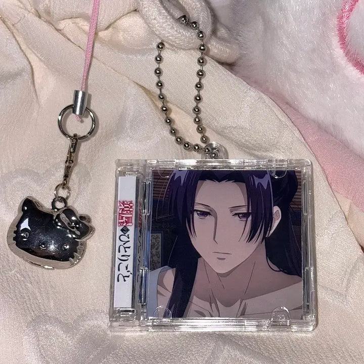 [BUNJANG] Kusuriya no Hitorigoto (The Apothecary Diaries) NFC Double-Sided Acrylic CD Keychain / [약사의 혼잣말] NFC 진시 양면 아크릴 CD 키링