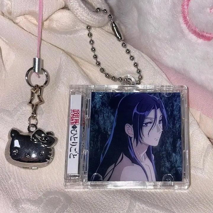 [BUNJANG] Kusuriya no Hitorigoto (The Apothecary Diaries) NFC Double-Sided Acrylic CD Keychain / [약사의 혼잣말] NFC 진시 양면 아크릴 CD 키링