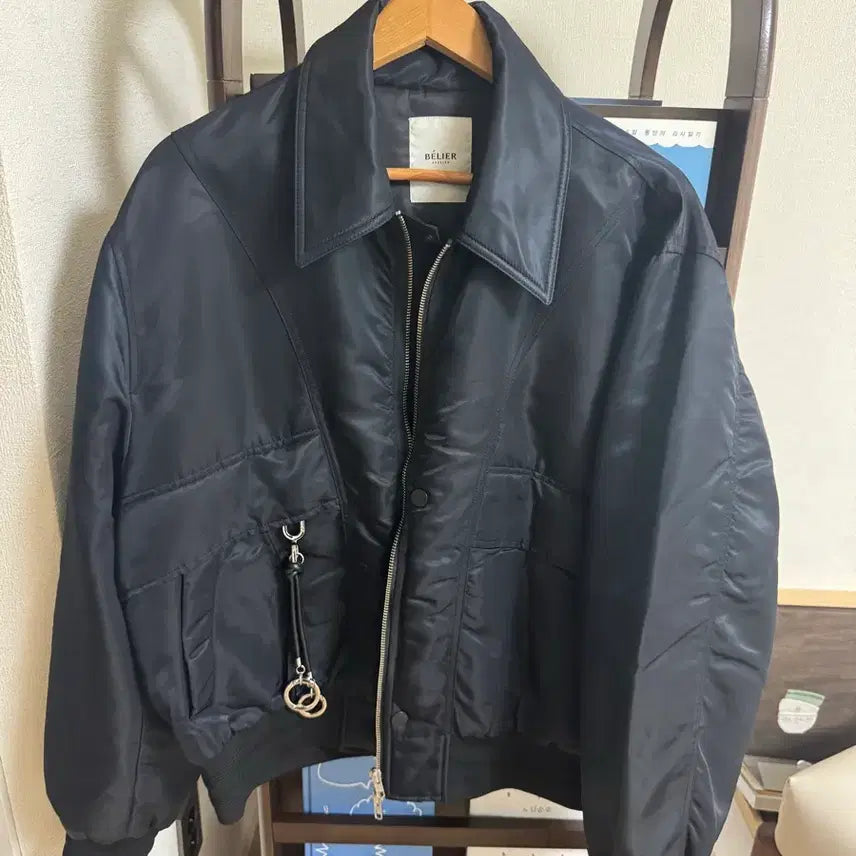 [BUNJANG] Bellier Circular Oversized Bomber M Size / 벨리에 써큘러 오버사이즈 봄버 m사이즈