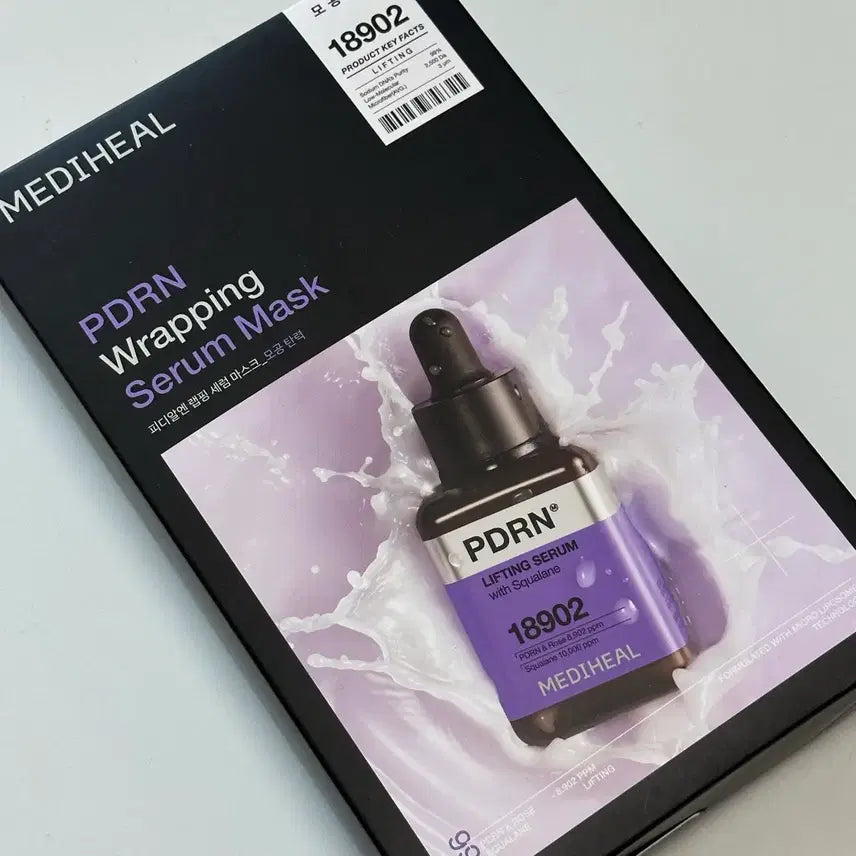 [BUNJANG] Mediheal PDRN Wrapping Serum Mask 10 Sheets / 메디힐 PDRN 랩핑 세럼 마스크 10매
