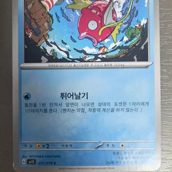 [BUNJANG] Pokemon Magikarp Card (sv1s 013/078) / 포켓몬 카드 잉어킹 (sv1s 013/078)