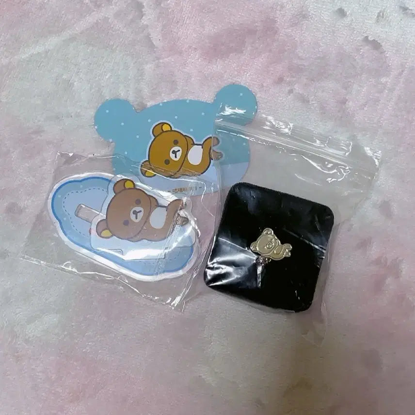 [BUNJANG] Minsso Rilakkuma Ring Holder Set / 미니소 리락쿠마 반지 거치대 세트