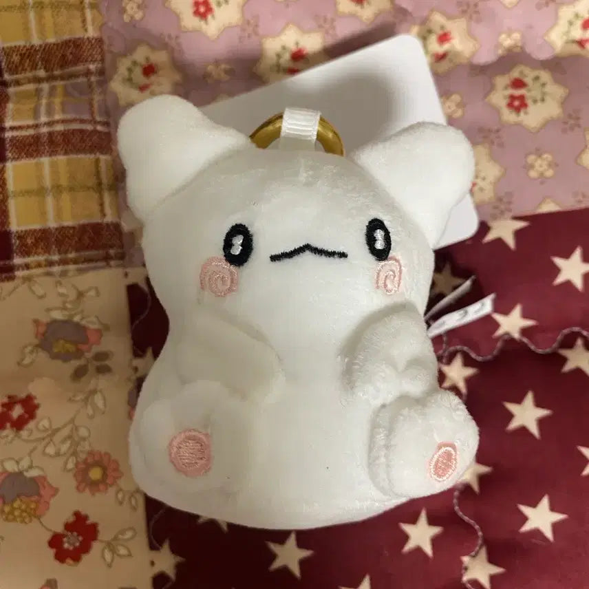 [BUNJANG] Sanrio Hanamaru Obake Caribiner Keychain / 산리오 하나마루 오바케 인형 카라비너 키링