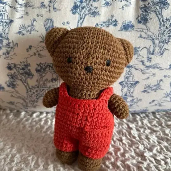 [BUNJANG] Denmark Miffy Boris Knitted Teddy Bear / 덴마크 미피 보리스 뜨개 곰인형