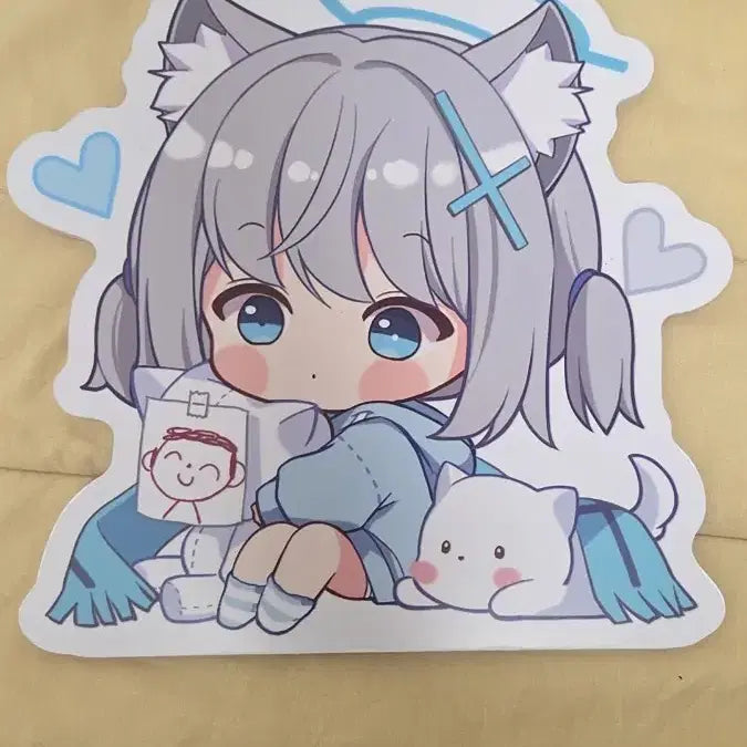[BUNJANG] Blue Archive Shiroko SD Standee / 블루아카이브 시로코 SD등신대