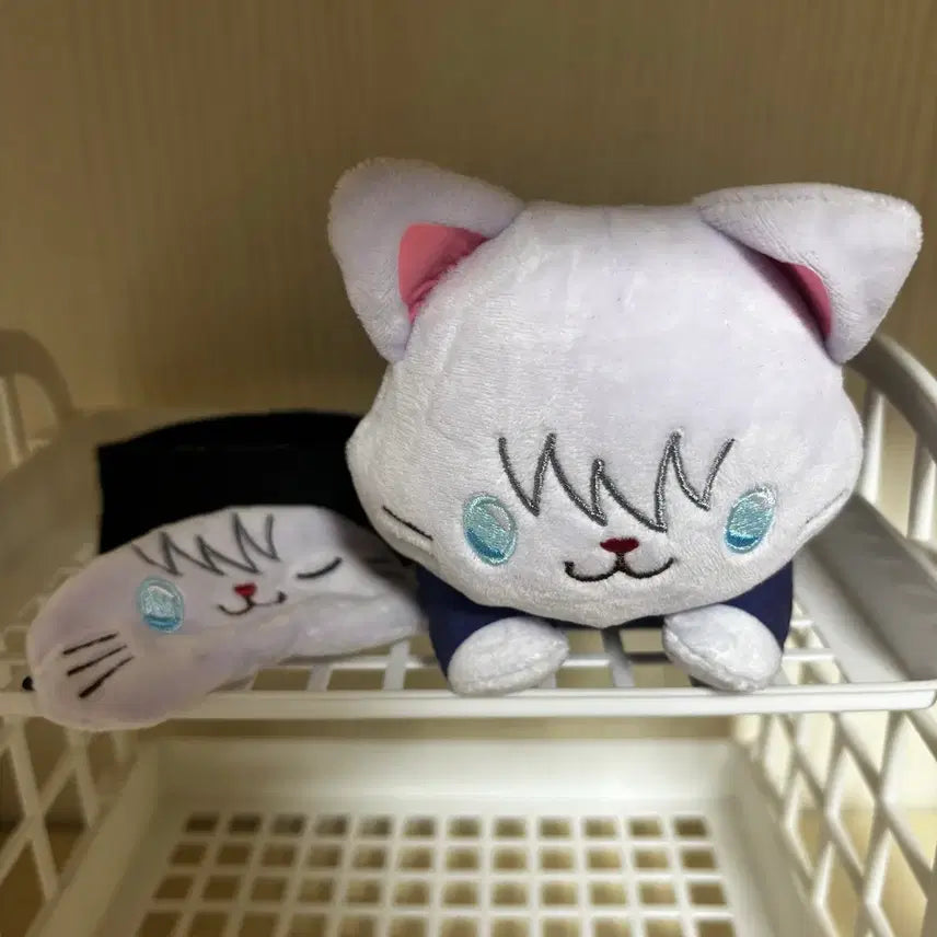 [BUNJANG] Jujutsu Kaisen Satoru Gojo Cat Nesoberi Plush / 주술회전 고죠 고양이 네소베리 누이 회옥 옥절 인형