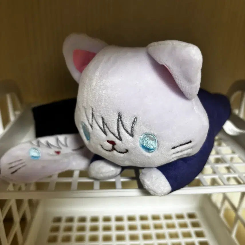 [BUNJANG] Jujutsu Kaisen Satoru Gojo Cat Nesoberi Plush / 주술회전 고죠 고양이 네소베리 누이 회옥 옥절 인형