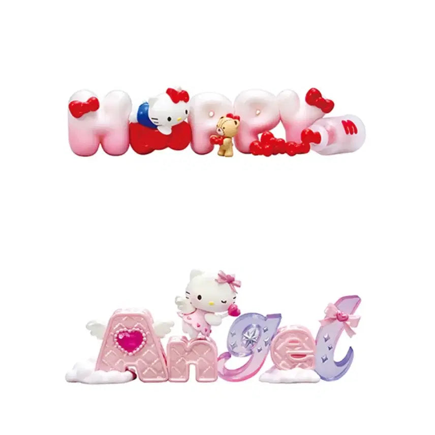 [BUNJANG] Sanrio Hello Kitty Word Collection Re-Ment Happy / 키티 워드 컬렉션 리멘트 Happy