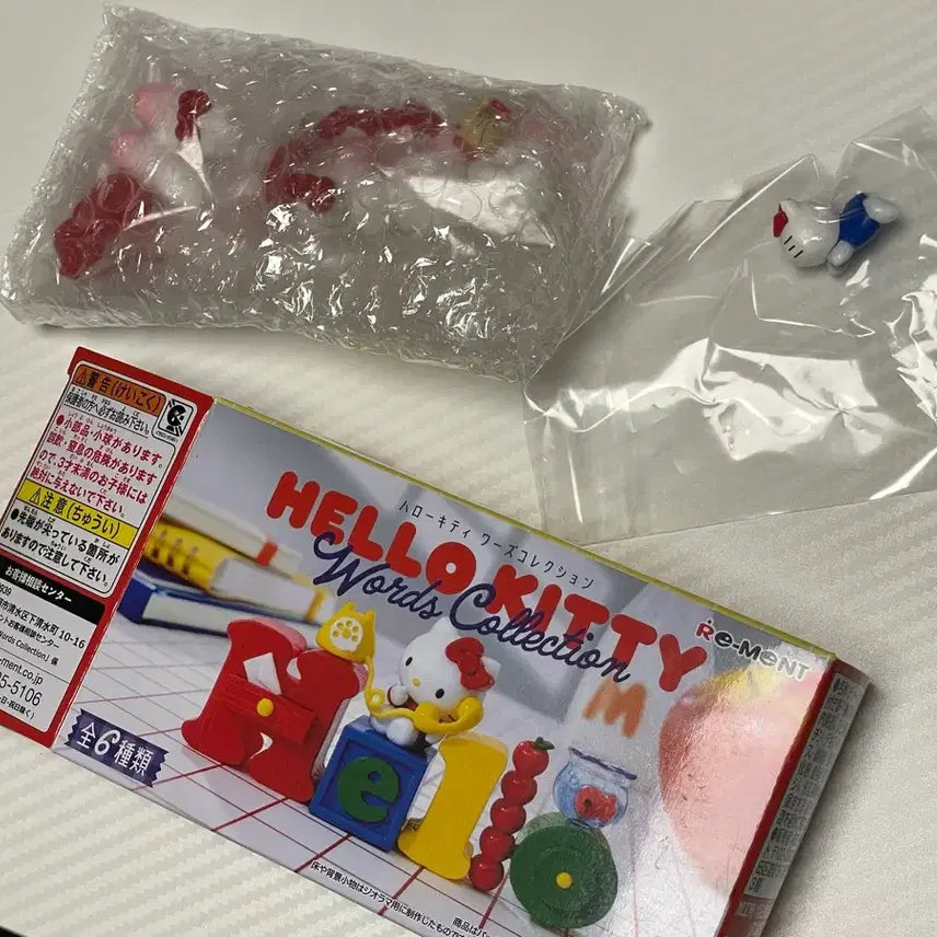 [BUNJANG] Sanrio Hello Kitty Word Collection Re-Ment Happy / 키티 워드 컬렉션 리멘트 Happy