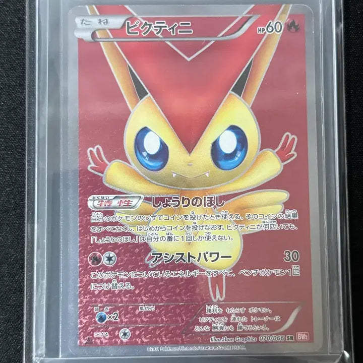 [SOLD OUT] 예약중:) 포켓몬카드 일판 b/w 레드컬렉션 비크티니 SR