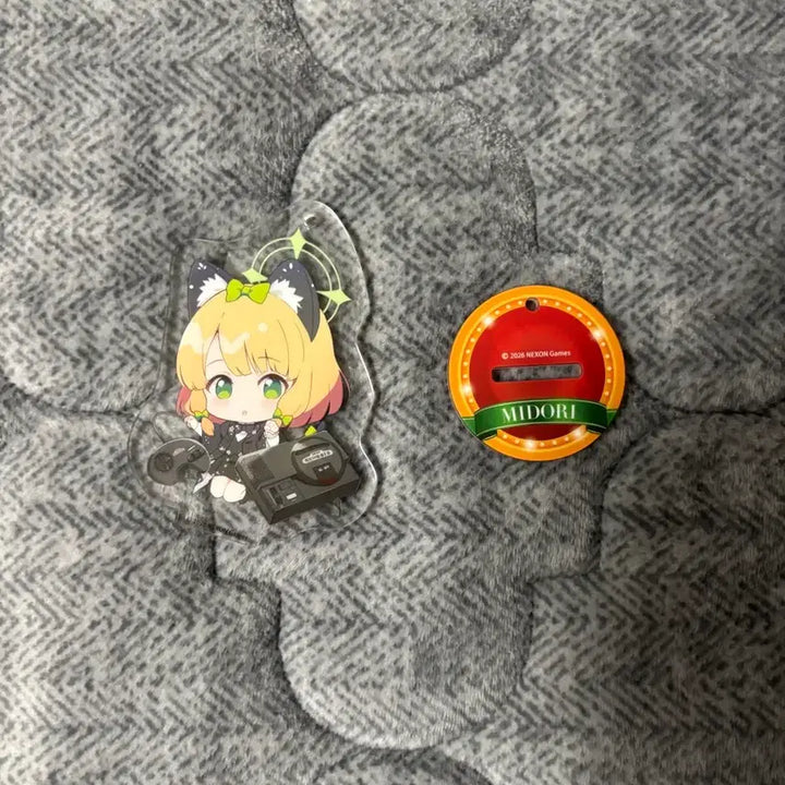 [BUNJANG] Blue Archive Lucky Draw Midori Keychain Stand D Prize / 블루아카 럭키쿠지 미도리 키체인 스탠드 D상