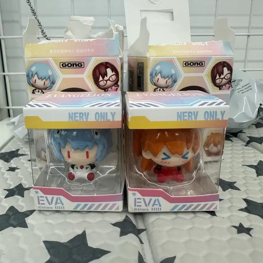 [BUNJANG] Popmart Evangelion Gong Magnet Plugsuit Ver. Rei &amp; Asuka / 에반게리온 팝마트 Gong 마그넷 레이 아스카 플러그 슈트ver
