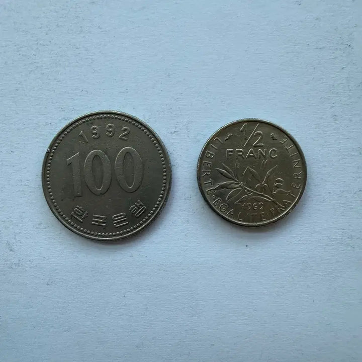 [BUNJANG] 1069 French Half Franc Coin / 1069년 프랑스 하프프랑 동전 S2969