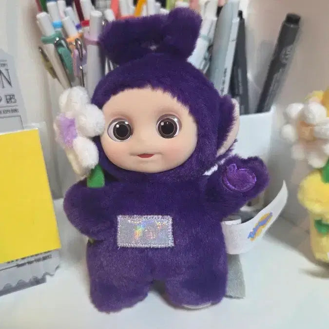 [BUNJANG] POP MART Teletubbies Hi Series Tinky Winky Keychain / 팝마트 텔레토비 키링 안녕시리즈 보라돌이
