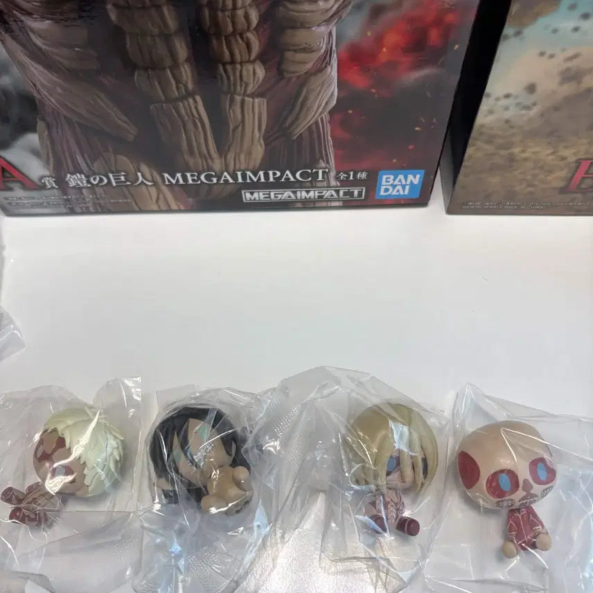 [BUNJANG] Attack on Titan Ichiban Kuji Lot C Chokonokko Full Set / [현물] 진격의거인 제일복권 각자의결의 하위상 거인 초코노코  풀세트