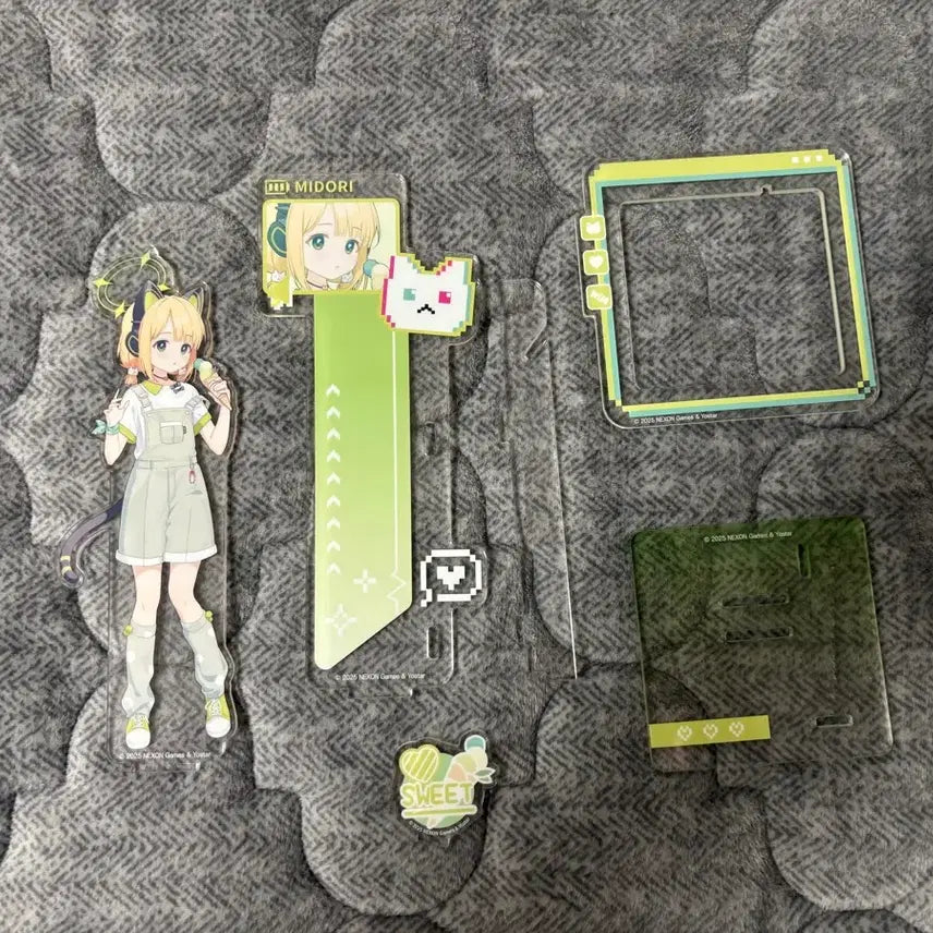 [BUNJANG] Blue Archive Midori Acrylic Diorama / 블루아카 미도리 아크릴 디오라마