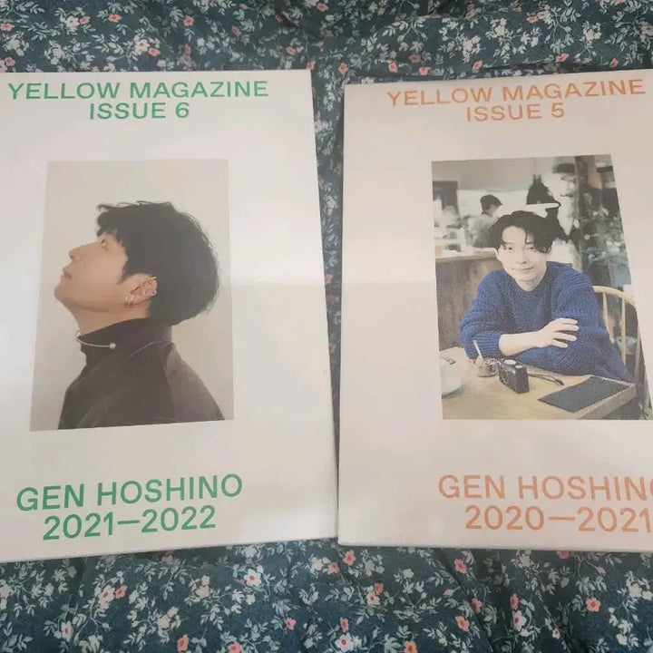 [BUNJANG] Hoshino Gen Yellow Magazine Issues 5, 6 + 5 Files Bundle Set / 호시노 겐 Yellow Magazine 5, 6호 +화일5매 일괄