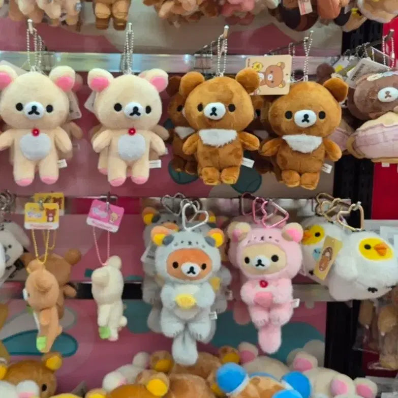 [BUNJANG] Rilakkuma Korilakkuma Otter/Seal Plush Charm / 코리락쿠마 다라라코 해달/수달 인형