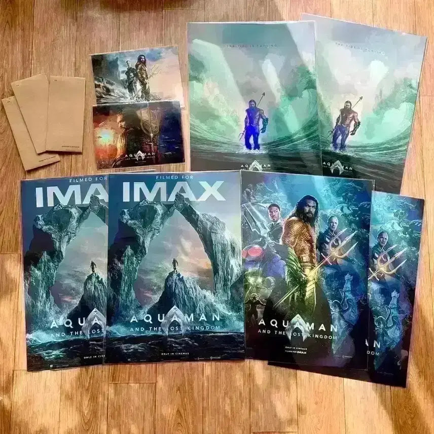 [BUNJANG] Aquaman IMAX Poster, Ocean Original Ticket, Art Card, TTT / 아쿠아맨 아이맥스 포스터 오션오리지널티켓오티아트카드TTT IMAX굿즈