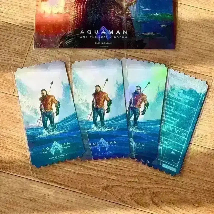 [BUNJANG] Aquaman IMAX Poster, Ocean Original Ticket, Art Card, TTT / 아쿠아맨 아이맥스 포스터 오션오리지널티켓오티아트카드TTT IMAX굿즈