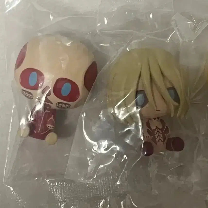 [BUNJANG] Attack on Titan Chocokko Figures (H, I Prize) Bundle Set (Sealed) / (미개봉)진격의 거인 각자의 결의 제일복권 초코노코 H상,I상 일괄