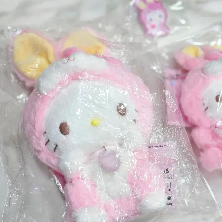 [BUNJANG] Sanrio Fairy Rabbit Kitty Plushie Set Mascot Keychain / 산리오 페어리 래빗 키티 요정토끼 인형 세트 누이 마스코트 키링