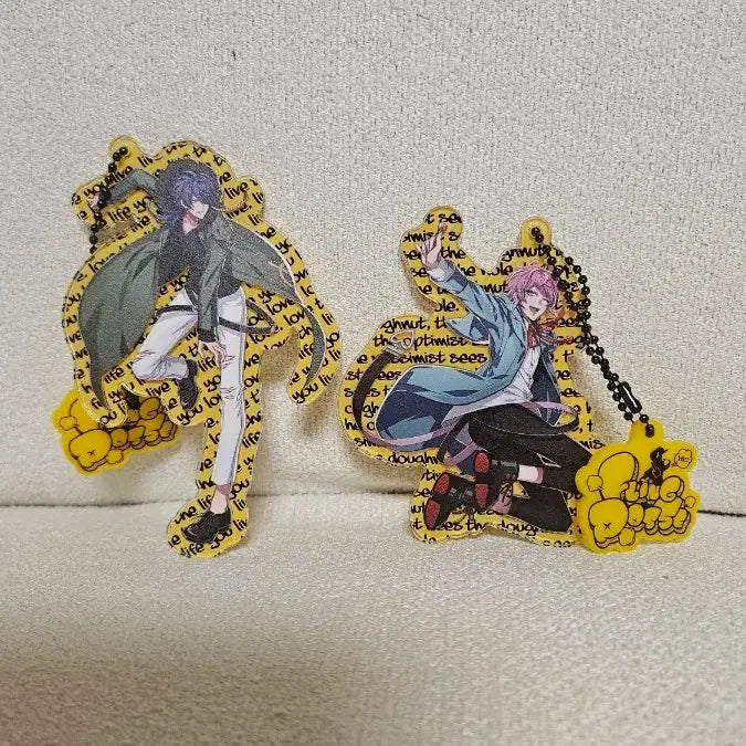 [BUNJANG] Hypnosis Mic Acrylic Keychain Set (2 Types) / 히프노시스마이크 아크릴 키링 2종 세트