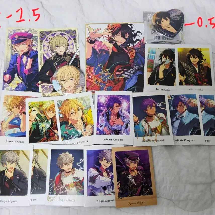 [BUNJANG] Ensemble Stars! Undead Pass Shot Can Badges Bundle Set / 언데드 파샷츠 캔뱃지 지류 일괄