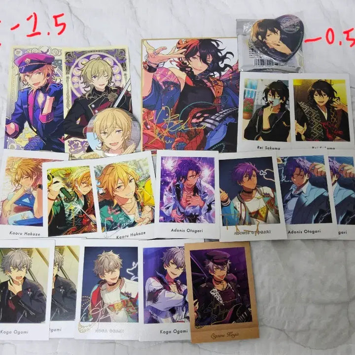 [BUNJANG] Ensemble Stars! Undead Pass Shot Can Badges Bundle Set / 언데드 파샷츠 캔뱃지 지류 일괄
