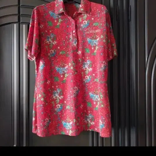 [BUNJANG] Beaded Flower Cool Blouse / 비즈 플라워 쿨 블라우스