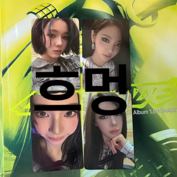 [BUNJANG] Everline Lemonade Karina Winter Giselle Ningning Photocard Split Set / 현물 젤닝) 레모네이드 에버라인 분철 앨미포