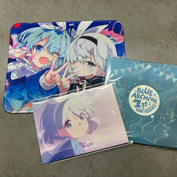 [BUNJANG] Blue Archive Mousepad, Postcards, and 1st Anniversary Photobook / 블루아카이브 마우스패드 엽서 1주년 포토북