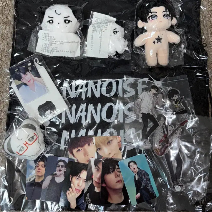 [BUNJANG] Kim Nano Nano Doll Set (3 Dolls + Cushion Keyring + 2 Acrylic Stands + Keyring) / 오늘만할인) 나노nano 인형 3체+쿠션키링+아크릴스탠드 2종+키링