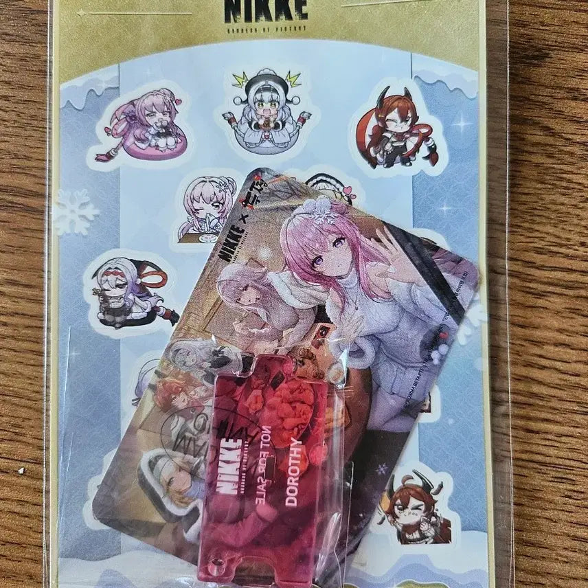 [BUNJANG] N Choice Nikki Doujjam Collaboration Sticker Photocard Set / 니케  두찜 스티커 포카 세트