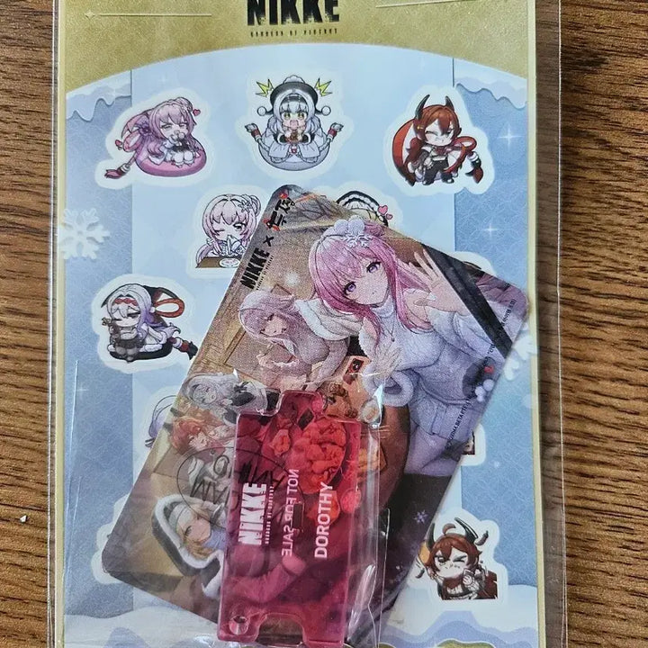 [BUNJANG] N Choice Nikki Doujjam Collaboration Sticker Photocard Set / 니케  두찜 스티커 포카 세트