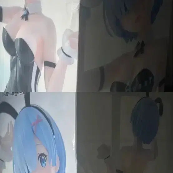 [BUNJANG] Furyu Re:Zero Ram &amp; Rem Bunny Girl Figure Set (Unsealed) / Re 제로부터 렘 람 바니걸 피규어 세트