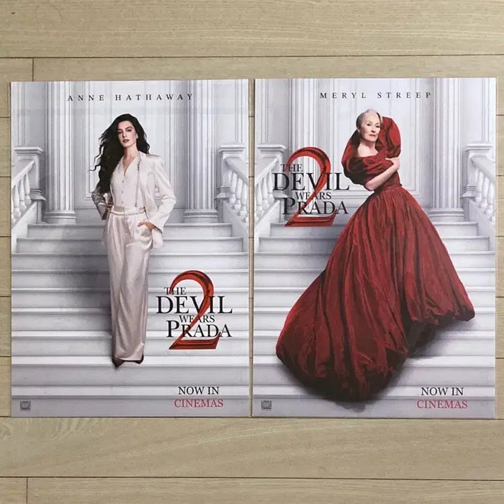 [BUNJANG] The Devil Wears Prada 2 Character Poster &amp; Original Ticket Set / [악마는프라다를입는다2] 미란다+앤디 캐릭터포스터/오리지널티켓
