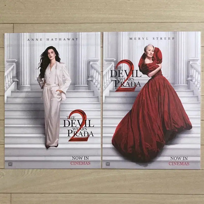[BUNJANG] The Devil Wears Prada 2 Miranda + Andy Character Poster Original Ticket / [악마는프라다를입는다2] 오리지널티켓/미란다+앤디 캐릭터포스터