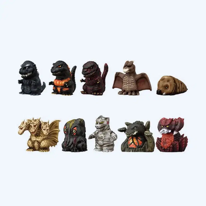 [BUNJANG] Godzilla Sofubi Puppet Mascot Set / 고질라 소프비 퍼펫 마스코트 1 세트