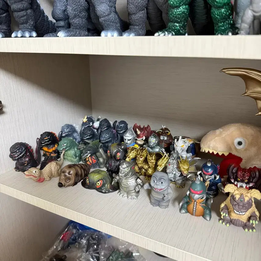 [BUNJANG] Godzilla Sofubi Puppet Mascot Set / 고질라 소프비 퍼펫 마스코트 1 세트