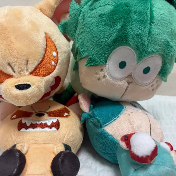[BUNJANG] My Hero Academia Deku x Bakugo Plush Keychain / 나의 히어로 아카데미아 데쿠쉽 바쿠독 누이 인형 키링