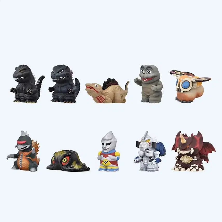 [BUNJANG] Godzilla Sofubi Puppet Mascot Series 2 Set / 고질라 소프비 퍼펫 마스코트 2 세트
