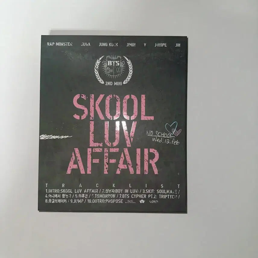 [BUNJANG] BTS (Bangtan Boys) Skool Luv Affair Album / 방탄소년단 Skool Luv Affair 앨범 BTS 상남자