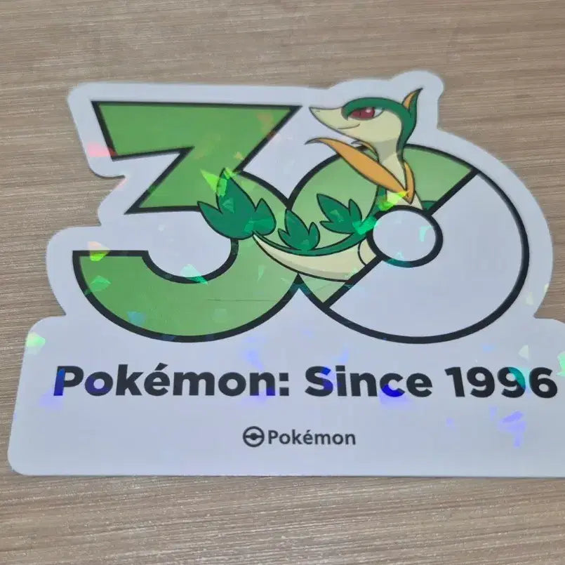 [BUNJANG] Pokemon 30th Anniversary Logo Sticker / 포켓몬 30주년 로고 스티커 30주년 스티커 샤비